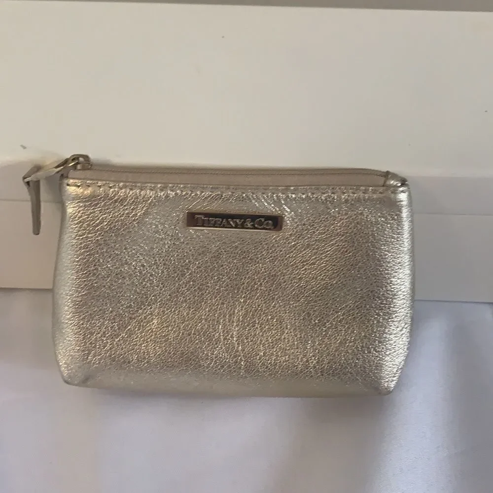 Tiffany & Co. Small Leather Pouch - Gold